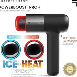 Sharper Image Deep Tissue Percussion Massage Gun – Powerboost Pro+